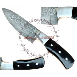 REBEL WOLF EXOTIC HUNTING DAMASCUS STEEL 1095 HIGH CARBON STEEL